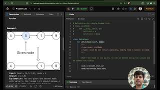 237 Leetcode Delete a Node in Linked List in Python