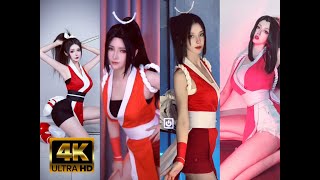 【4K】|Tiktok DouYin  不知火舞cos! 这样的火舞你喜欢吗? | Do you like Mai Shiranui like this?