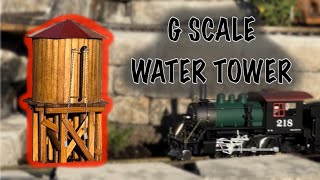 Garden Railroad Water Tower Build | How to build a G Scale Water Tower