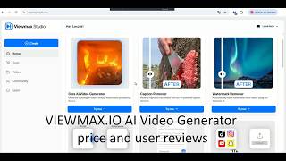 VIEWMAX.IO AI Video Generator Price and user reviews