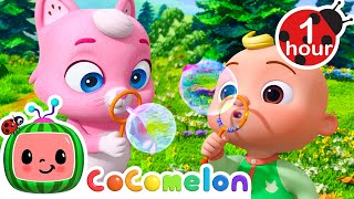 If You're Happy \u0026 You Know It Blow a Bubble! | 1 Hour of CoComelon Animal Time