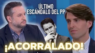 Periodista ACORRALA a Montesinos, experiodista y diputado del PP, por el ESCÁNDALO de García Egea