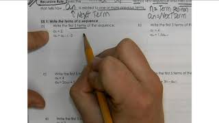 12 5 Use Recursive Rules with Sequences and Functions
