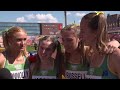 IAAF World U20 Tampere - Women Team AUS 4x400 Metre Relay Silver