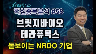 [하태민의 핵심종목분석 #58] 브릿지바이오테라퓨틱스(288330):돋보이는 NRDO 기업