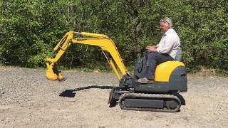 KOBELCO SK007 MICRO DIGGER 3/4 TON EXPAND TRACKS SOLD BY www.catlowdycarriages.com