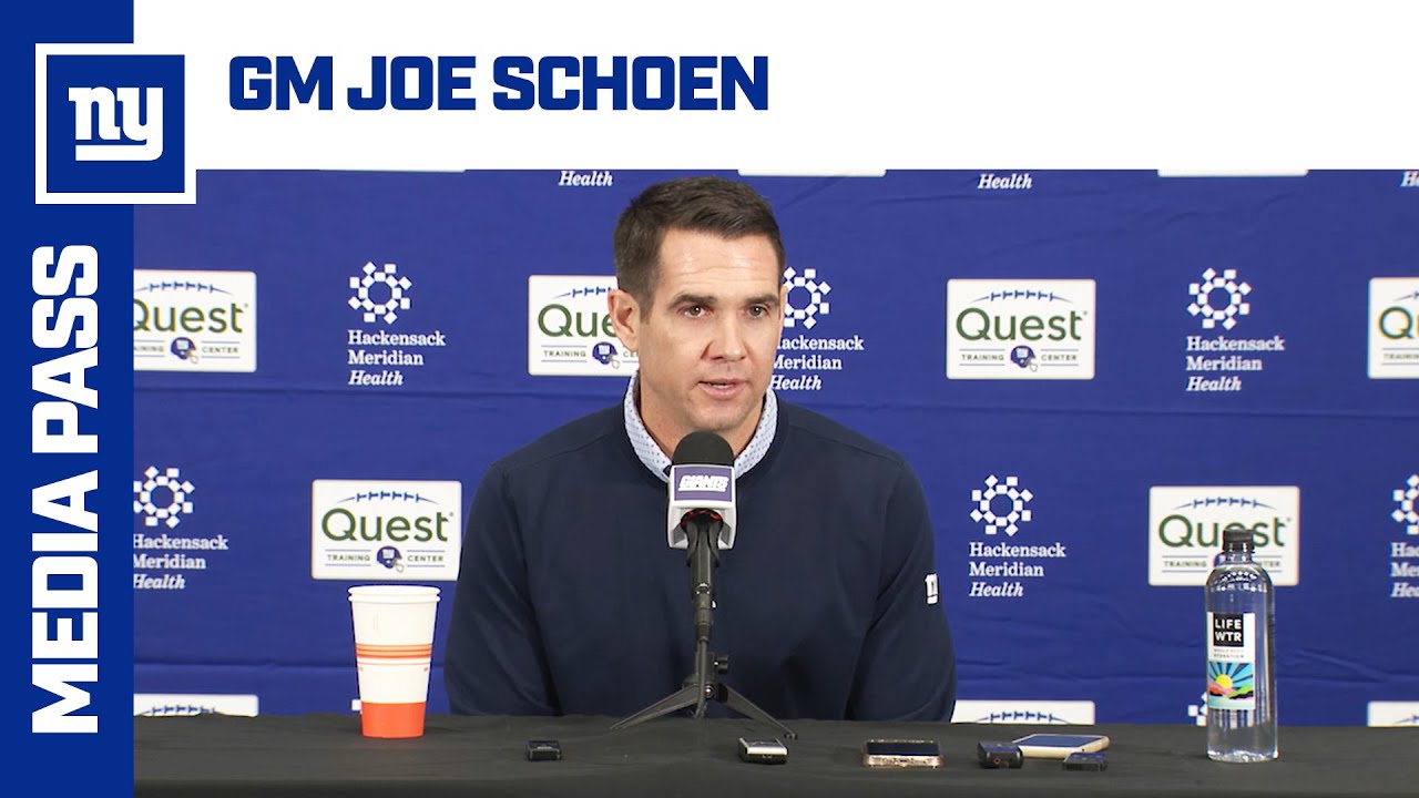 GM Joe Schoen Talks State Of The Giants | New York Giants - YouTube