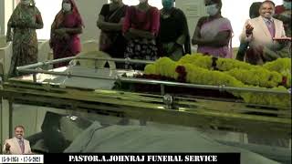 Ambur Pastor.A.Johnraj funeral service