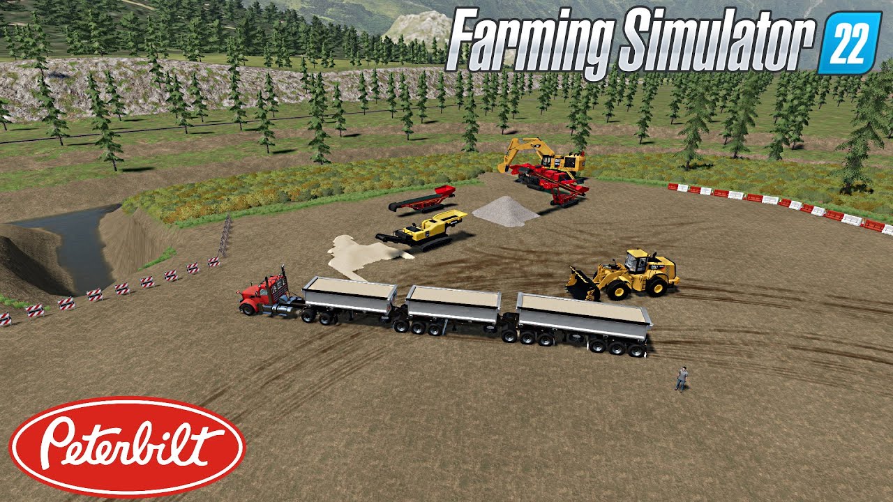 FS22 🚧 Australian Side Tippers + Peterbilt 567 🚧 Farming Simulator 22 ...