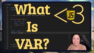 What is VAR? | JavaScript in less-than 3 minutes | JavaScript Beginner Series