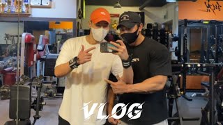 [VLOG]갑빠가 젖이 되어버린 사나이의 통제된 일상 (feat. IFBB Pro 방지훈쌤)