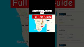 Hyderabad to Madhurai by train, by Bus and by Plane..All routes details. #madhurai #trending