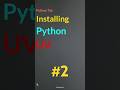Installing Python uv. A quick guide. #python #pythonuv #learncoding #learnprogramming