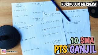 PTS GANJIL MATEMATIKA KELAS 10 SMA‼️(MATERI: BENTUK AKAR, EKSPONEN, LOGARITMA)