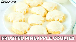 Frosted Pineapple Cookies