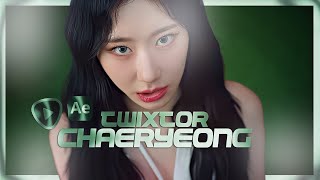 TWIXTOR CLIPS 4K ITZY CHAERYEONG \