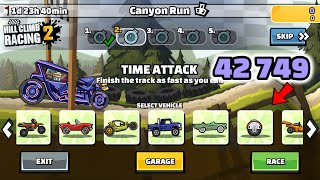 Hill Climb Racing 2 - 42749 points in CANYON RUN Team Event Gameplay