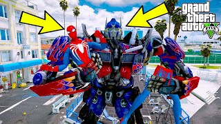 OPTIMUS PRIME OLUYORUZ VE SPOR SALONUNDA VÜCUT GELİŞTİRİYORUZ!(MEGATRON OLDUK!!) - GTA 5