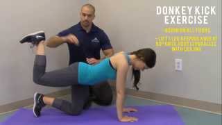 Keith Clinic - Stability Exercise #4 - The Donkey Kick