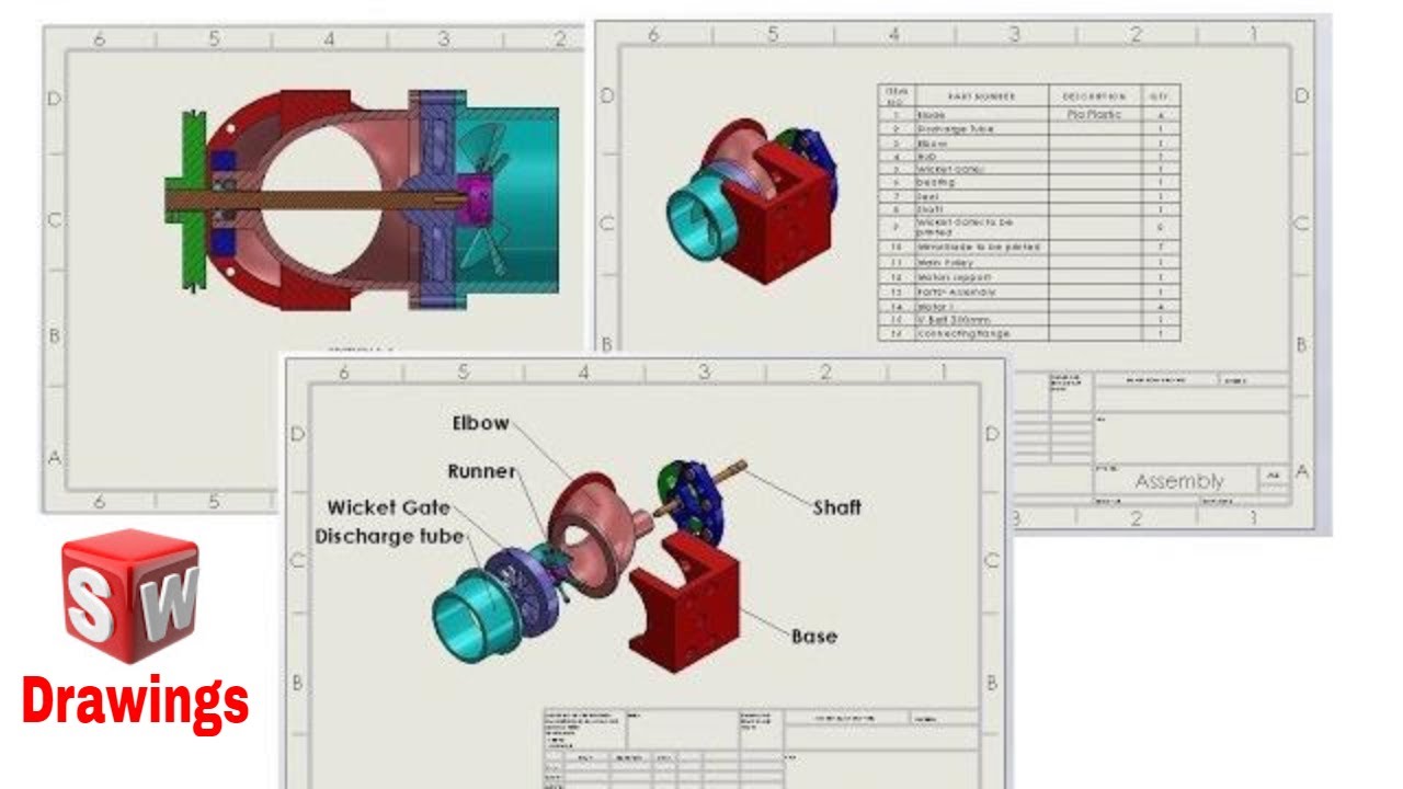 SolidWorks Drawings Basics A Must Watch Tutorial For Beginners - YouTube