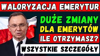 🚨UWAGA! WALORYZACJA EMERYTUR W 2025 ROKU! SZCZEGÓŁOWE INFORMACJE! 👉 ILE OTRZYMASZ?