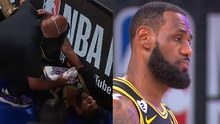 Anthony Davis is on the floor in pain | Game 5 | Lakers vs Heat