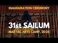 Inauguration of 31st Sailum Martial Arts Camp 2024