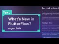 What's New in FlutterFlow | Aug 2024