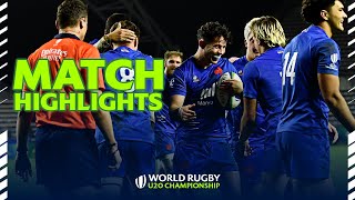 French land FINAL spot! | France v England Highlights | World Rugby U20s Championship