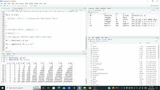 R: initialize a matrix for a for() loop || 23