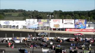 Hobby Stock Heat 2 - Husets Speedway 6-22-2014