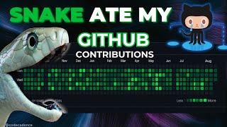 "Create A Snake Eating GitHub Contributions" || Enhancing GitHub Readme -- @codecadence06 #github