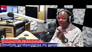 Omutindo gw'ebyenjigiriza mu ggwanga - #parliament 11th/02/202023 ne Meddie Nsereko Sebuliba.