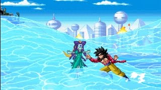 Oceanus Shenron / Ryuu Shenron VS Goku SSJ4 GT Mugen Battle Dragon Ball GT