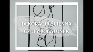 Dekoracja czuły pocałunek