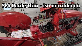 Valmet 565.2 - Parikytkin esille, valohoitoo nyt ensin