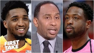 Stephen A. on Dwyane Wade giving court-side advice to Donovan Mitchell | First Take