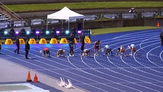 U18 Men 100m Final 2022 Australian Track \u0026 Field Championships