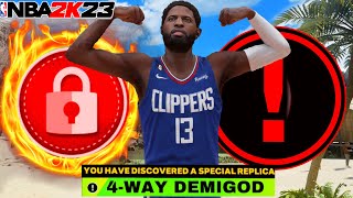 MY 4-WAY DEMIGOD BUILD SHOULD BE BANNED FROM NBA 2K23🚨🚫!!!