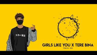 Girls Like You x Tere Bina | Mashup | Tracks Dev