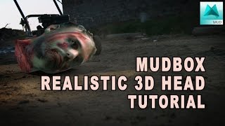 Mudbox でリアルな 3D ゾンビの頭を作成する方法 - 3D モデリングのチュートリアル