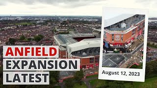 How Anfield looks 1 WEEK before Liverpool's opening home game