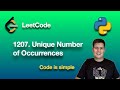 LeetCode 1207  Unique Number of Occurrences | python