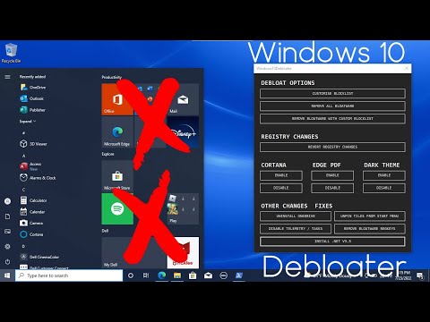 Remove Bloatware from Windows 10! – Windows 10 Debloater (2022)