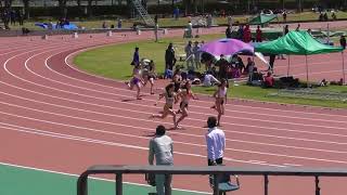 筑波大記録会 女子200m 20180408 亀山 27.22