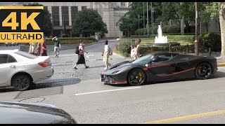 5million dollars Ferrari Laferrai blocked by cheap Chinese electric Car!2400万法拉利法拉被10万元新能源车挡住入口