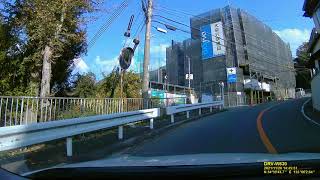 兵庫県神戸市須磨区をドライブしました。（多井畑厄除八幡宮 第一駐車場、神戸女子大学 須磨キャンパス、須磨離宮公園の付近）