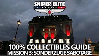 Sniper Elite Resistance - 100% Collectibles Guide - Mission 3: Sonderzuge Sabotage