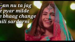 Mere Wali Sardarni Lyrics JUGRAJ SANDHU - NEHA MALIK -GURI - Latest Punjabi Songs #bestpunjabisong
