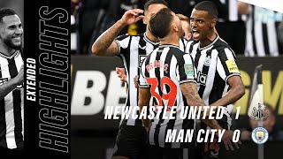 Newcastle United 1 Manchester City 0 | Carabao Cup Highlights | Isak Fires Us Into Round Four! 🔥